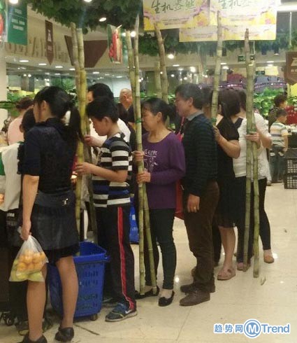 丐帮大会之超市甘蔗打折