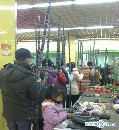 丐帮大会之超市甘蔗打折