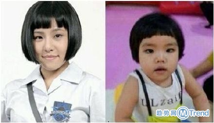 和女明星撞脸的女孩纸