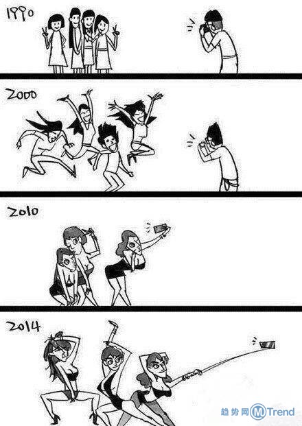 女生突然频繁发自拍