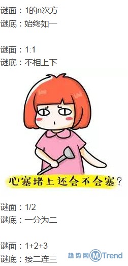 数字谜语猜猜猜!!!